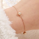 Modische goldene Perlen trendiger Schmuck exquisites Armbandpicture14