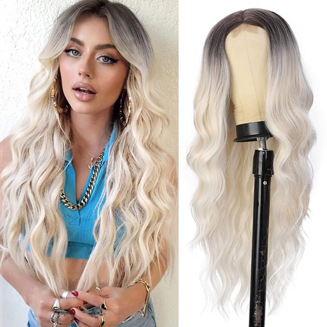 white Ladies Wig Long Gradient LightLace Wig's discount tags
