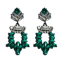 new alloy paint inlaid rhinestone exaggerated earringspicture13
