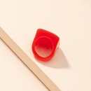 simple exaggerated red acrylic ringpicture9
