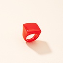 simple exaggerated red acrylic ringpicture10