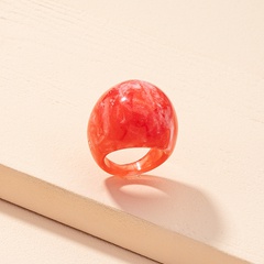 new exaggerated fashion candy color acrylic ring