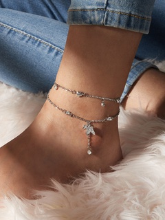 New Fashion Butterfly Heart Multilayer Anklet