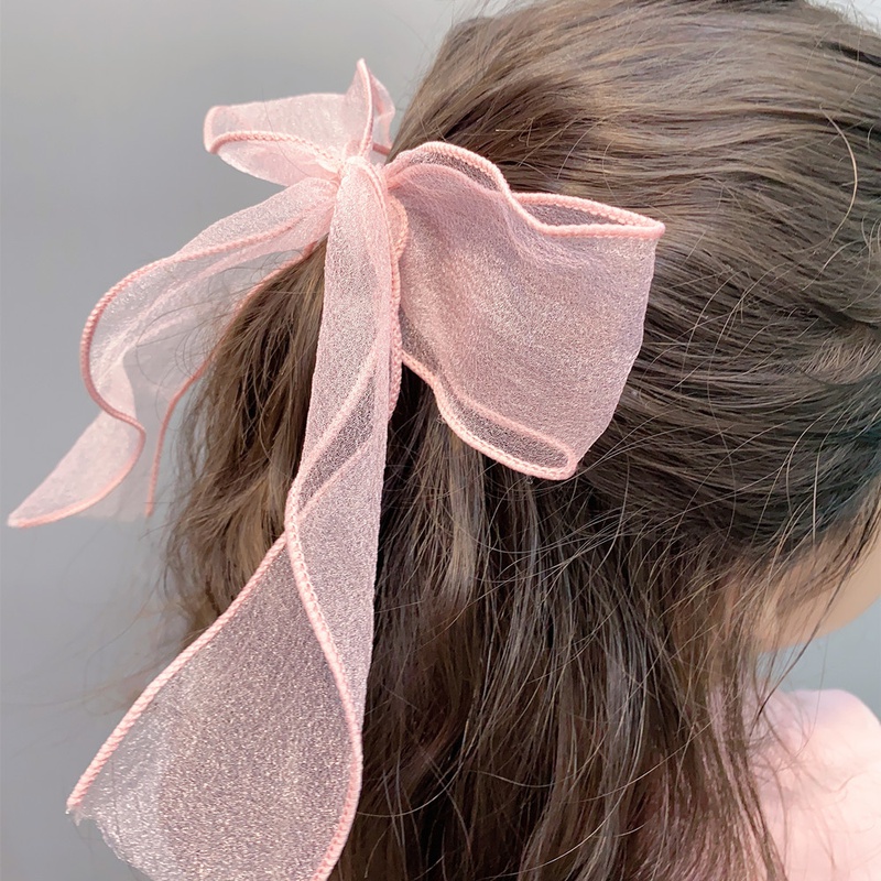 pink hair scrunchies