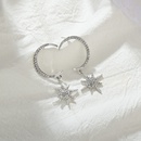 S925 Silver Needle Star Moon Earringspicture9