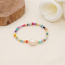 bohemian colored rice beads beaded baroque freshwater pearl braceletpicture10