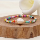 bohemian colored rice beads beaded baroque freshwater pearl braceletpicture13