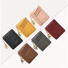 Korean zipper girl coin purse mini key hook wallet multi-card card holder wholesale
