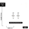 diamondstudded pearl bowknot earringspicture15
