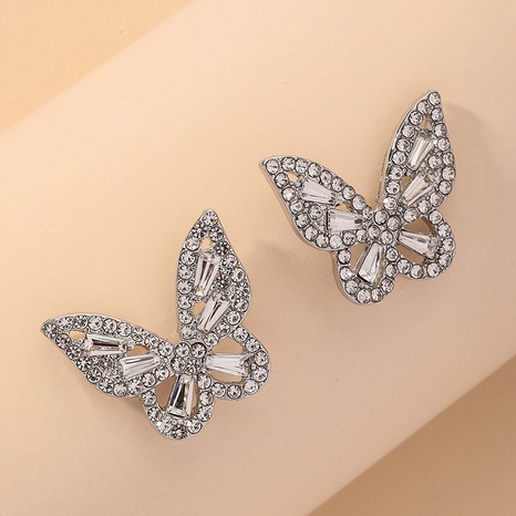 fashion zircon butterfly earrings's discount tags