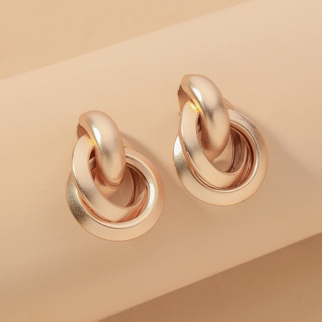 fashion metallic circle earrings  NHNJ317459's discount tags