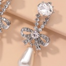 diamondstudded pearl bowknot earringspicture11