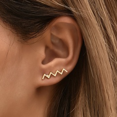 New korean fashion simple irregular earrings