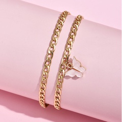fashion Butterfly Twist Chain Multilayer New Anklet