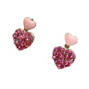 Pink Heart Fashion Diamonds Earringspicture17