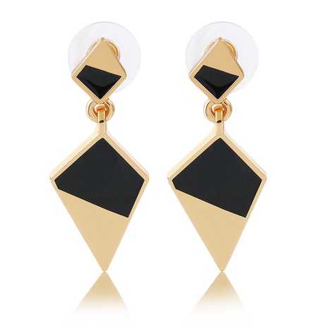 fashion exaggerated long metal geometric earrings's discount tags