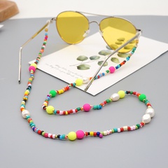 Bohemian Style Rainbow Bead Pearl Necklace