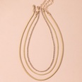 Creative fashion simple multilayer metal necklacepicture13