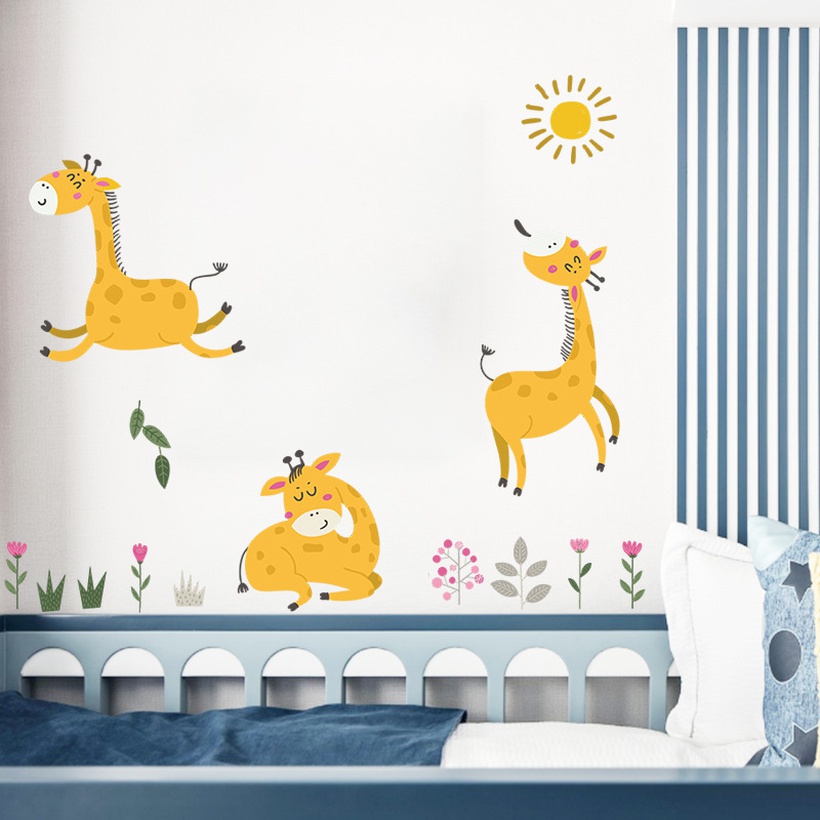 cartoon cute simple wall stickers NHAF314960