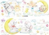 Stickers muraux dessin anim lune bb lphant ourspicture12