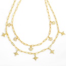 new creative sixpointed star chain necklacepicture8