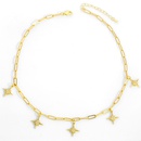 new creative sixpointed star chain necklacepicture10