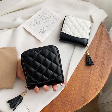 Fashion short wallet card bag and tassel small bag  NHTG323019's discount tags