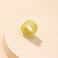 fashion resin round shape ring wholesale