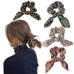 simple fashion bow ribbon hair scrunchies