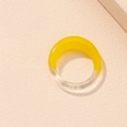 Koreanische einfache Farbe Acryl Ring Setpicture19