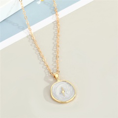 Korean simple resin pendent necklace