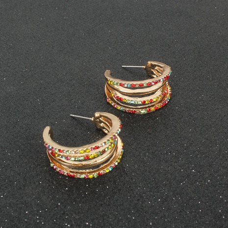Bohemian fashion geometric alloy earrings  NHCT324085's discount tags