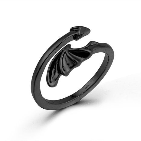 punk angel devil wings open ring's discount tags