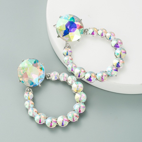 fashion alloy round diamond retro earrings's discount tags