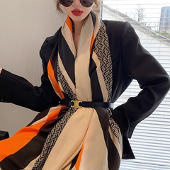 new korean fashion shawl sunscreen silk scarf