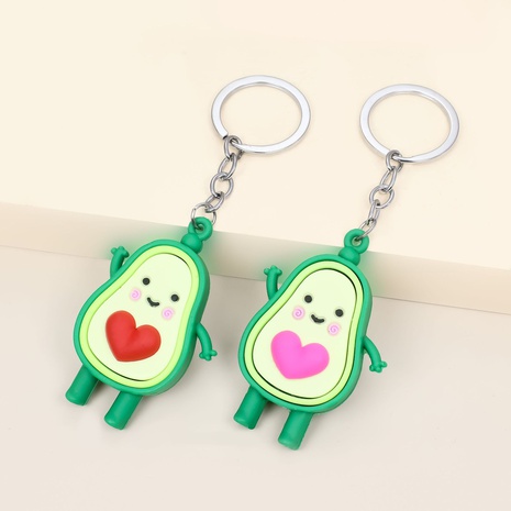 fashion plastic avocado keychain's discount tags