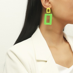 fashion creative geometric acrylic earrings