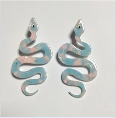 New Fashion Resin Simple Snake Earrings's discount tags