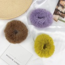 New fashion plush simple candy color imitation rabbit fur hair ring setpicture13