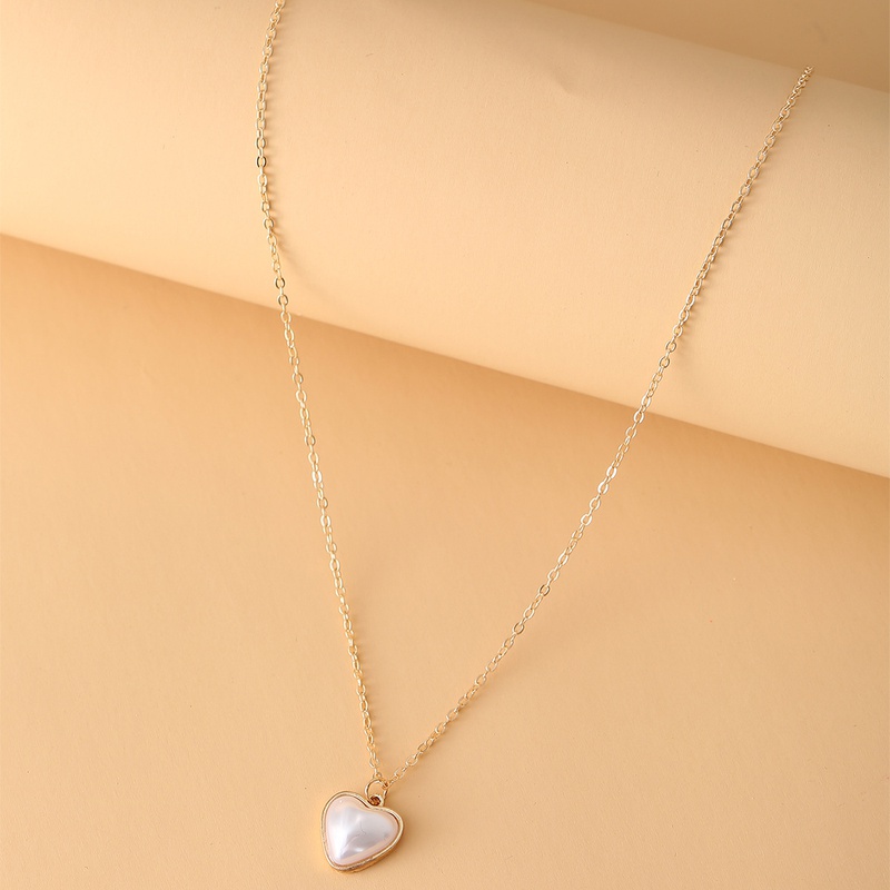 collier de perles artificielles rtro exquis de mode