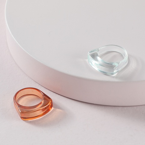 Modeharz transparenter Acryl übertriebener Ring's discount tags