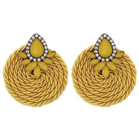fashion diamond braided earrings's discount tags