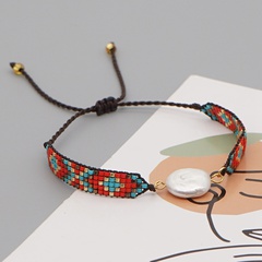 baroque natural pearl Miyuki beads bracelet
