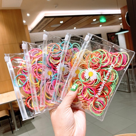Koreanische Kinderhaarzubehör aus Gummi's discount tags