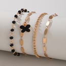 retro round bead butterfly pendant alloy anklet setpicture9