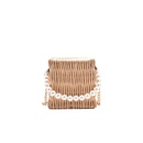 Fashion straw woven pearl shoulder messenger portable bagpicture55