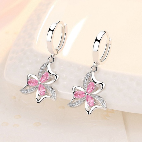 simple fashion butterfly  flower earrings  NHKL327473's discount tags