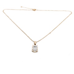 fashion owl pendant necklace