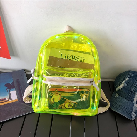 Fashion transparent backpack wholesale's discount tags
