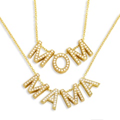 Mother's Day hot-selling fashion Mama letter necklace